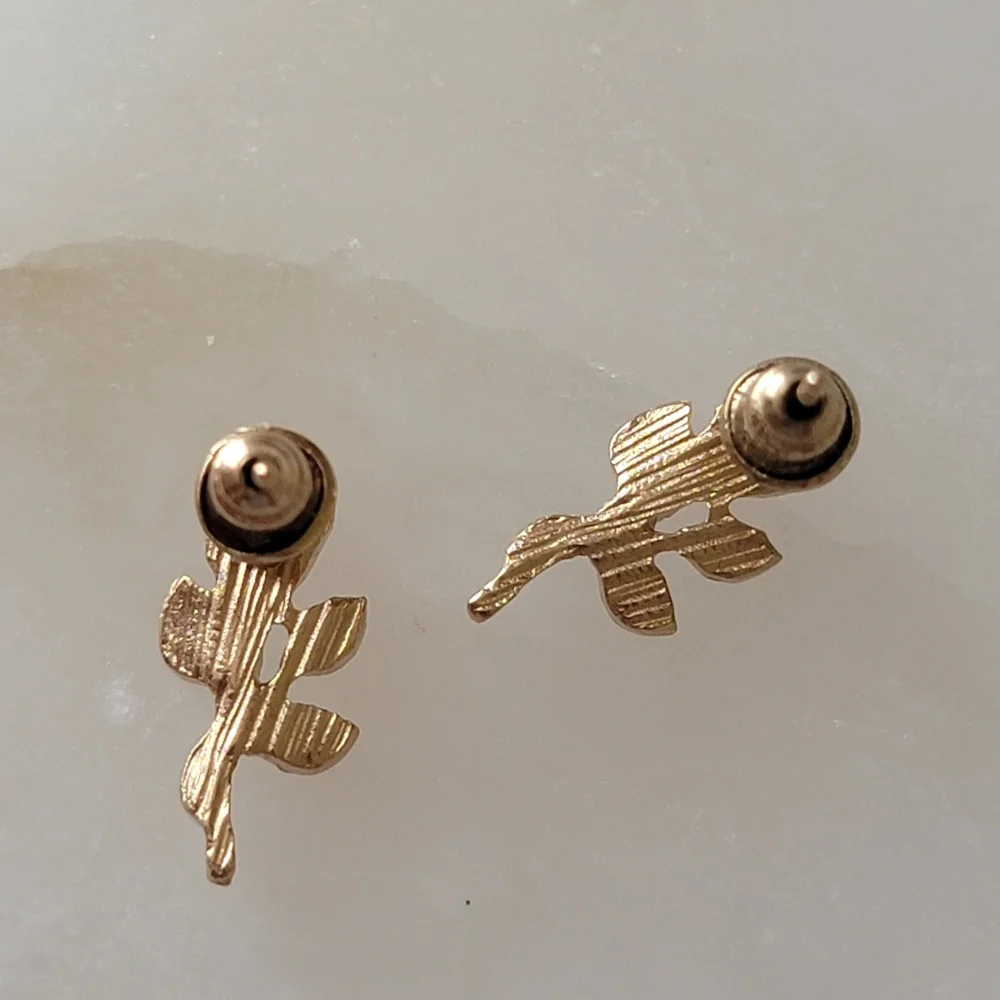 Rose Stud Earrings